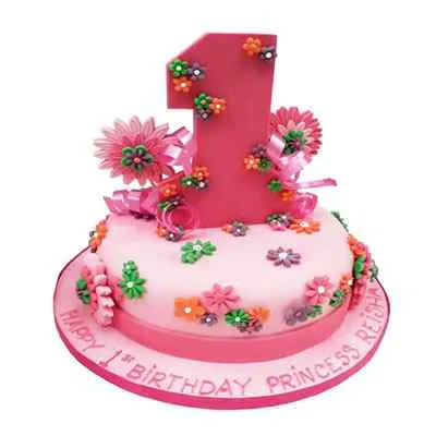Buy Butterfly Theme First Birthday Cake Online | Chef Bakers-suu.vn