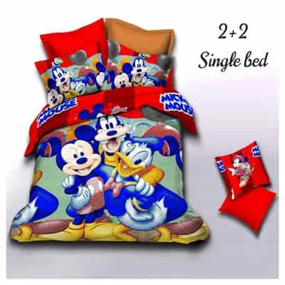 Micky Mouse Blue Bedsheet