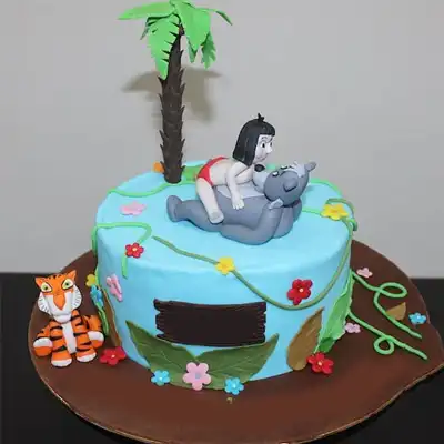 Mowgli Theme Cake