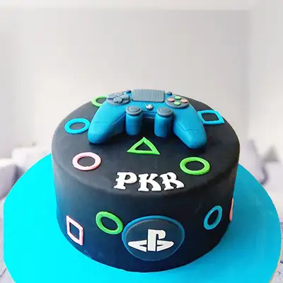 Online Customised Video Game Controller themed fondant Cakes engagement  cakes cupcakes butter cream cakes fresh cream cakes