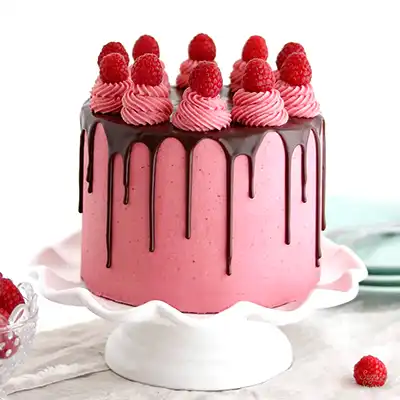 Fondant Raspberry Cake