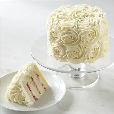 Vanilla Rosette Cake