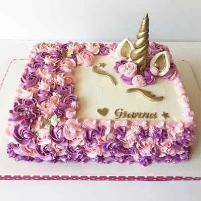 Unicorn Sheet cake | Unicorn birthday party cake, Unicorn birthday cake, Birthday  sheet cakes