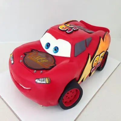 Gurugram Special Yellow Cartoon Car Cream Cake Online Delivery in Gurugram