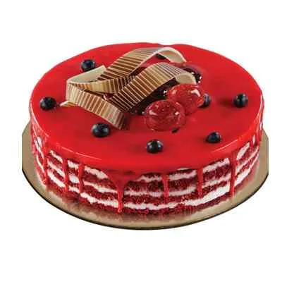 Divine Red Velvet Design Cake