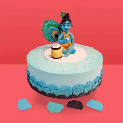 Happy Birthday Krishna Cake