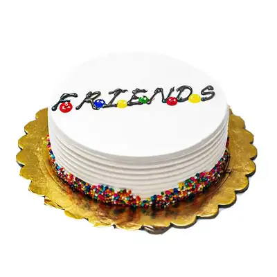 Adult edible image 2 – Best friends – Heidelberg Cakes
