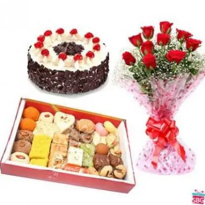 Sweets, Cake With Roses