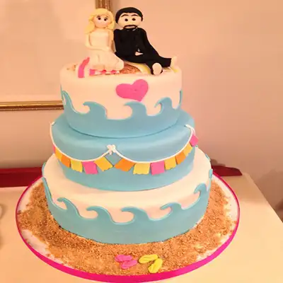 Honeymoon Tier Cake