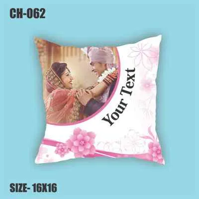 Pillow for Couple Text