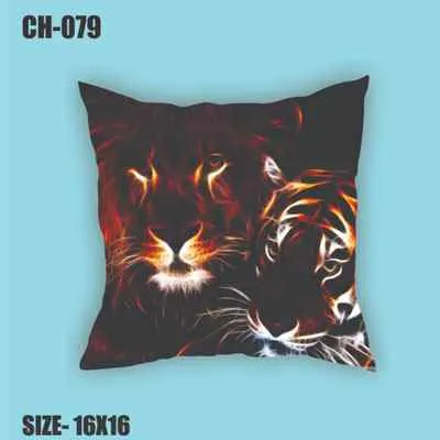 Lion Printed Cushion