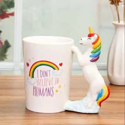 Unicorn Horn Mug 3 D