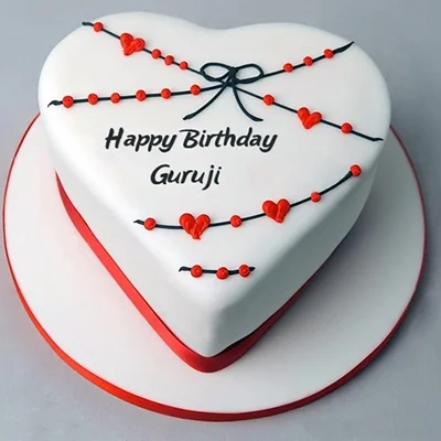 Birthday Cake for Guruji Heart