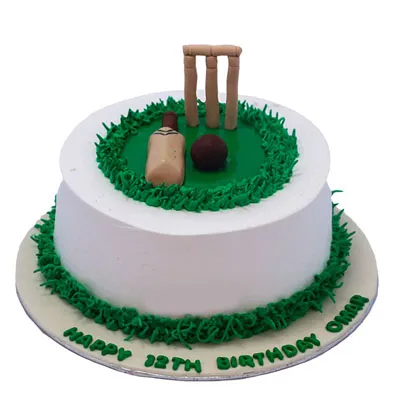 Vanilla Cricket Cake