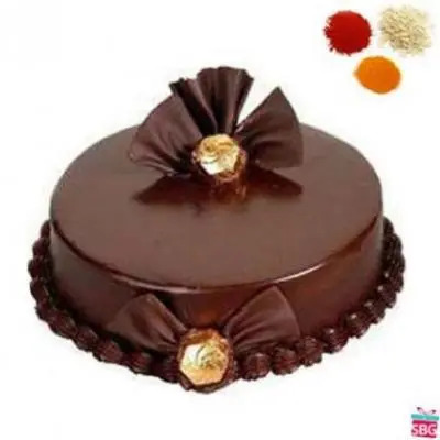 Rolli Tikka With Chocolate Truffle Cake
