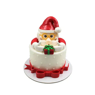 Santa Claus Fondant Cake