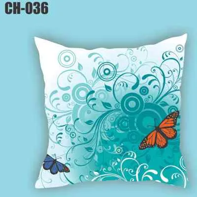 Butterfly Printed Cushion